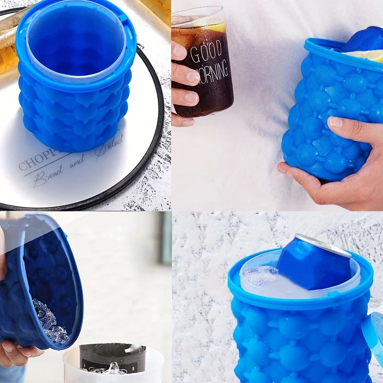 ChillMate™ 2-in-1 Silicone Ice Cube Maker