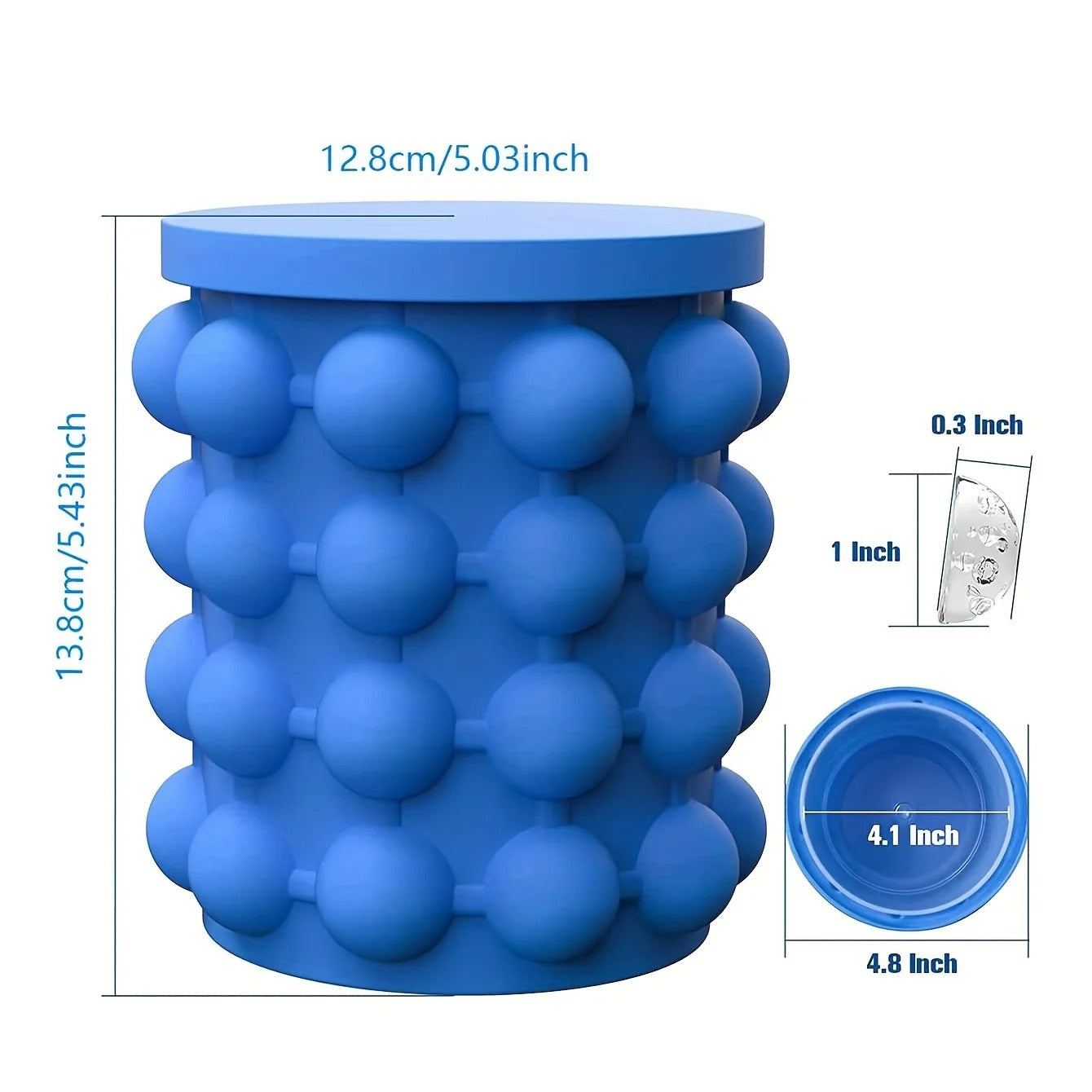 ChillMate™ 2-in-1 Silicone Ice Cube Maker